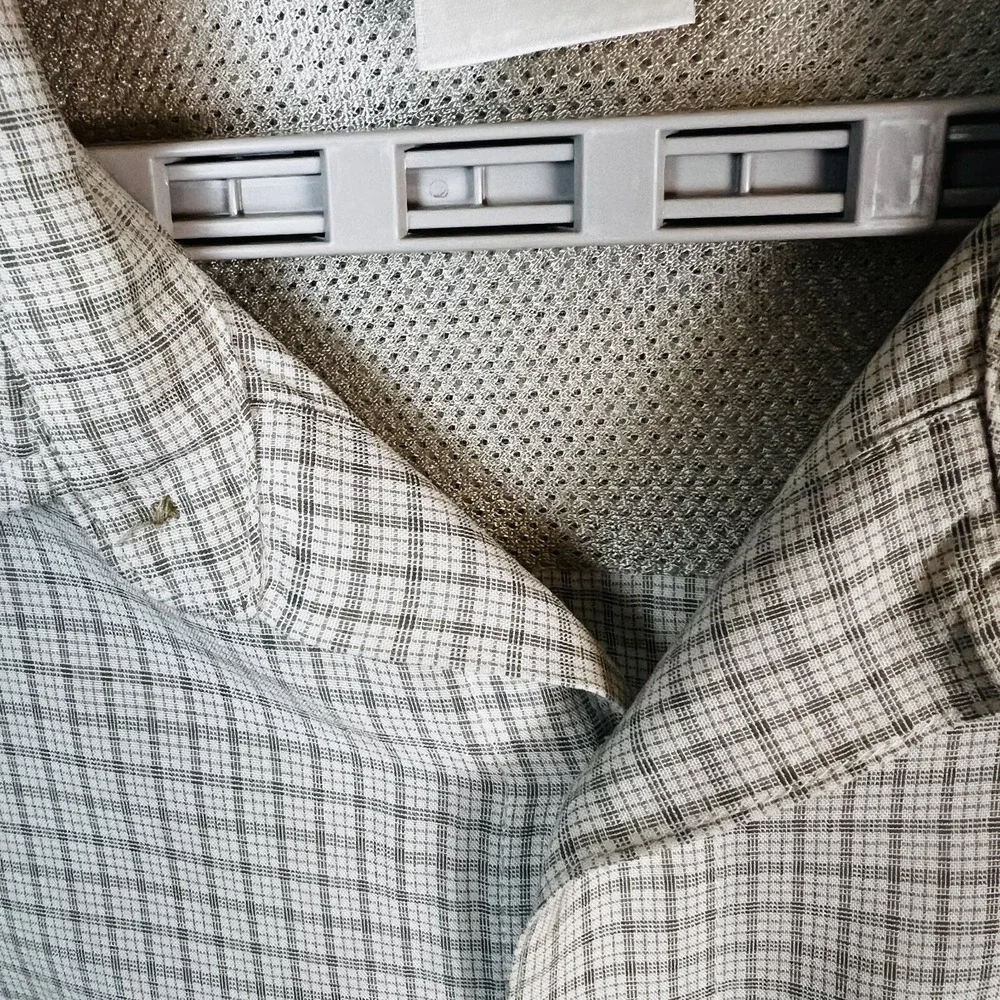 The North Face Button Up Shirt Zipper Pocket XL Short Sleeve Modal/Polyester